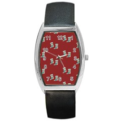 Christmas-stockings Barrel Style Metal Watch by nateshop