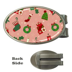 Gifts-christmas-stockings Money Clips (oval)  by nateshop