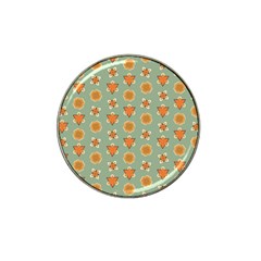 Wallpaper Background Floral Pattern Hat Clip Ball Marker (10 Pack)