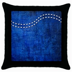 Background-jeans  Throw Pillow Case (black) by nateshop
