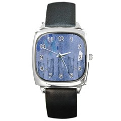 Background-jeans Square Metal Watch by nateshop