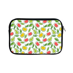 Fruit Fruits Food Illustration Background Pattern Apple Ipad Mini Zipper Cases