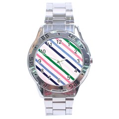 Background-055 Stainless Steel Analogue Watch by nateshop