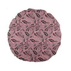 Batik-02 Standard 15  Premium Round Cushions by nateshop