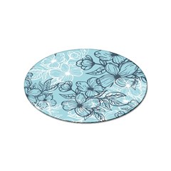 Flowers-25 Sticker (oval) by nateshop