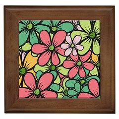 Flowers-27 Framed Tile by nateshop