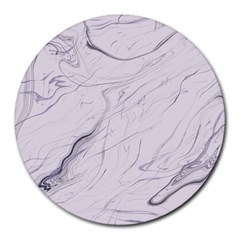 Marble Background Marble Pattern Round Mousepad by Ravend