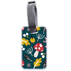 Autumn Nature Sheets Forest Luggage Tag (two Sides)