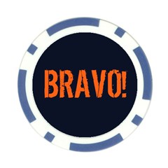 Bravo! Italian Saying Poker Chip Card Guard (10 Pack) by ConteMonfrey