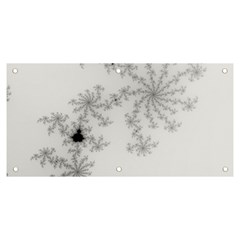 Mandelbrot Apple Males Mathematics Banner And Sign 6  X 3  by Jancukart
