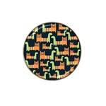 Seamless-pattern-with-cats Hat Clip Ball Marker (10 pack)