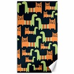 Seamless-pattern-with-cats Canvas 40  x 72 