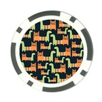 Seamless-pattern-with-cats Poker Chip Card Guard