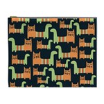 Seamless-pattern-with-cats Cosmetic Bag (XL)