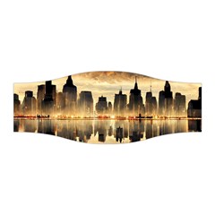 Manhattan Skyline Sunset Nyc Stretchable Headband by Wegoenart
