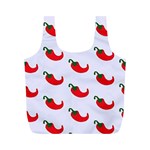 Small Peppers Full Print Recycle Bag (M)