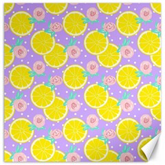 Purple Lemons  Canvas 16  X 16  by ConteMonfrey