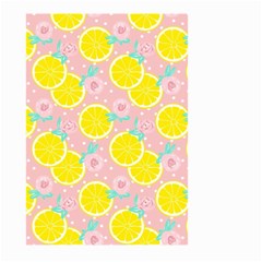 Pink Lemons Large Garden Flag (two Sides) by ConteMonfrey