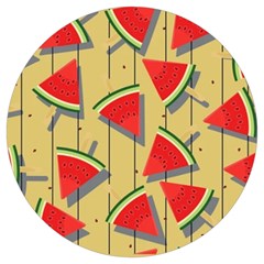 Pastel Watermelon Popsicle Round Trivet by ConteMonfrey