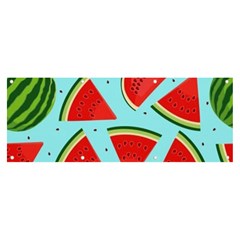 Blue Watermelon Banner And Sign 8  X 3  by ConteMonfrey