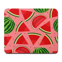 Red Watermelon  Large Mousepad by ConteMonfrey