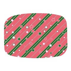 Christmas-background-star Mini Square Pill Box