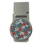 Seamless-floral-pattern-with-tropical-flowers Money Clips (Round) 
