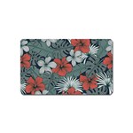 Seamless-floral-pattern-with-tropical-flowers Magnet (Name Card)