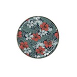Seamless-floral-pattern-with-tropical-flowers Hat Clip Ball Marker