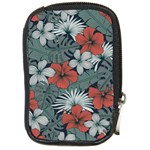 Seamless-floral-pattern-with-tropical-flowers Compact Camera Leather Case