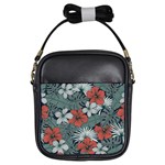 Seamless-floral-pattern-with-tropical-flowers Girls Sling Bag