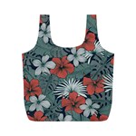 Seamless-floral-pattern-with-tropical-flowers Full Print Recycle Bag (M)