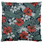 Seamless-floral-pattern-with-tropical-flowers Large Flano Cushion Case (Two Sides)