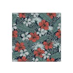 Seamless-floral-pattern-with-tropical-flowers Satin Bandana Scarf 22  x 22  Front