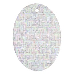 Computer Cyber Circuitry Circuits Electronic Ornament (oval)