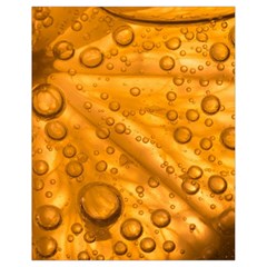 Lime Water Bubbles Macro Light Detail Background Drawstring Bag (small) by Wegoenart
