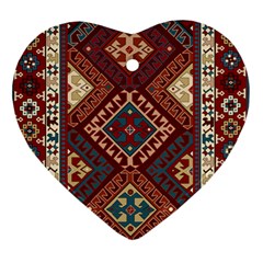 Armenian Carpet Ornament (heart) by Gohar