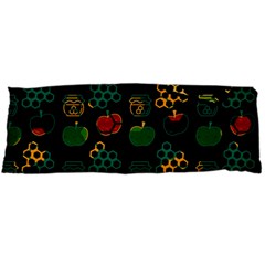 Apples Honey Honeycombs Pattern Body Pillow Case (dakimakura) by danenraven