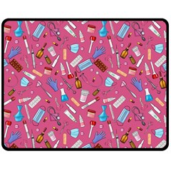 Medical Devices Double Sided Fleece Blanket (medium)  by SychEva