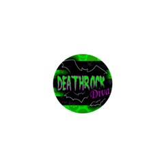 Deathrock Diva 1  Mini Buttons