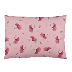 Flowers Pattern Pink Background Pillow Case