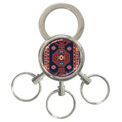 Armenian Old Carpet  3-ring Key Chain by Gohar