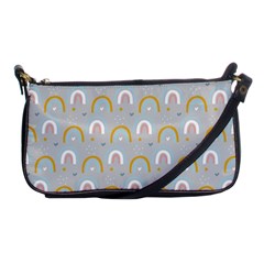 Rainbow Pattern Shoulder Clutch Bag by ConteMonfrey