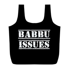 Babbu Issues   Full Print Recycle Bag (l) by ConteMonfrey