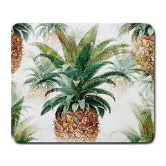 Pineapple Pattern Background Seamless Vintage Large Mousepad by Wegoenart