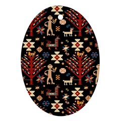 Carpet-symbols Oval Ornament (two Sides) by Gohar