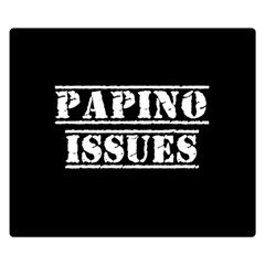 Papino Issues - Italian Humor Double Sided Flano Blanket (small)  by ConteMonfrey