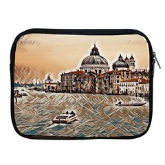 Boat In Venice San Mark`s Basilica - Italian Tour Vintage Apple Ipad 2/3/4 Zipper Cases by ConteMonfrey