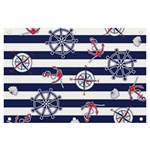 Seamless marine pattern Banner and Sign 6  x 4 