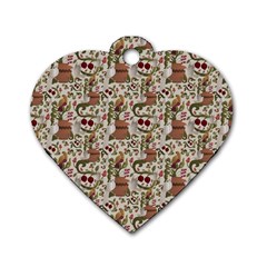 Architecture Ornaments Dog Tag Heart (one Side) by Gohar